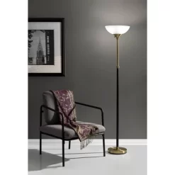 71" Bergen Collection Torchiere Black - Adesso -Home Series Shop GUEST 7f37f265 0077 48e5 bea1 39c46d9541ca