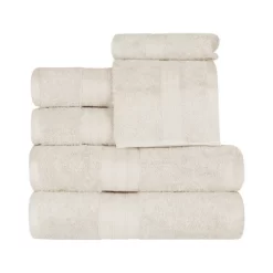 Classic Plush Absorbent 6-Piece Towel Set By Blue Nile Mills -Home Series Shop GUEST 7f81b40c a70f 4a1a 95d7 a826a98c2944