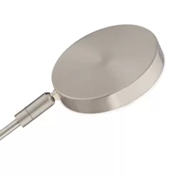 360 Lighting Xenos Modern Desk Lamp 20" High Satin Nickel With USB Charging Port LED Adjustable Arm White Head For Bedroom Living Room Bedside Reading -Home Series Shop GUEST 8110a01e 75eb 4118 9158 54d0ad77ec85