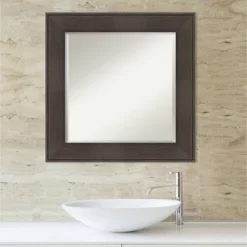 William Framed Bathroom Vanity Wall Mirror Espresso - Amanti Art -Home Series Shop GUEST 81a9e5c0 265e 41ef 9d35 4841a64b9b57