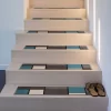 World Rug Gallery Contemporary Modern Boxes Non-Slip Stair Treads
