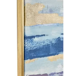 Modern Polystone Abstract Framed Wall Art With Gold Frame Blue - Olivia & May -Home Series Shop GUEST 83770eb8 f731 4003 9ce2 07c615b8de19