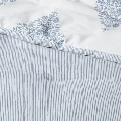 Reversible Medallion Family-Friendly Comforter & Sham Set White/Blue - Threshold™ -Home Series Shop GUEST 8379fc25 7fa6 4813 85c3 f448eb527eae