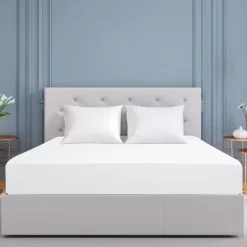 PiccoCasa 190GSM Brushed Microfiber Soft Fitted Sheet Mattress Protector
