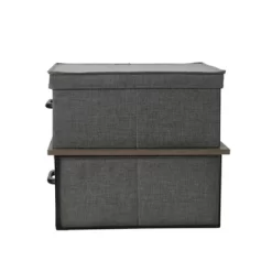 Household Essentials Stacking Storage Boxes With Laminate Top Ashwood -Home Series Shop GUEST 842c226b 890b 43cd a8e3 db4ae35a2e9a