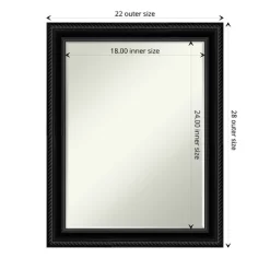 Corded Petite Bevel Bathroom Wall Mirror -Home Series Shop GUEST 8629ba98 bfea 47cd b5fc 92b909b06d52