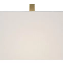 360 Lighting Sonia Modern Table Lamps 29 1/2" Tall Set Of 2 Gold Metal With Dual USB Charging Ports White Rectangular Shade For Bedroom Living Room -Home Series Shop GUEST 867ecff6 eb1b 487d 9f76 f70fa138b35d