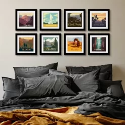 Retro National Parks - 8 Piece Gallery Art Print Set By Anderson Design Group -Home Series Shop GUEST 86dc722c 02b2 440b bea1 805c1adc4220