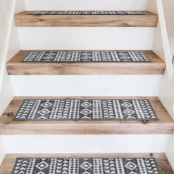 World Rug Gallery Geometric Bohemian Non-Slip Stair Treads -Home Series Shop GUEST 8b5bbd49 2310 4dbe 9c1b 8f0e1025b2f2