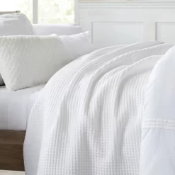 Market & Place 100% Cotton Waffle Weave Bed Blanket -Home Series Shop GUEST 8bc12147 1463 4d86 af43 83a9170f5910