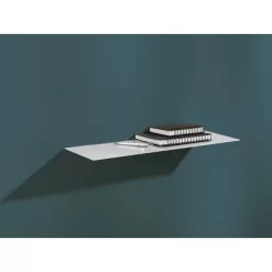 24" Dolle Katana Floating Metal Shelf White -Home Series Shop GUEST 8cf823a7 260b 44c3 804b d5d8d42a230f