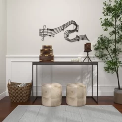 Metal Music Notes Wall Decor Black - Olivia & May -Home Series Shop GUEST 8d93ab48 a85a 4975 adeb b32dd8547206