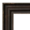 Amanti Art Stately Bronze Petite Bevel Bathroom Wall Mirror 30.25 X 24.25 In.