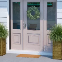 Emma And Oliver Weather Resistant Coir Doormat With Anti-Slip Rubber Backing For Indoor/Outdoor Use -Home Series Shop GUEST 8ed13706 1ba4 407f 9729 1f22ea291e98