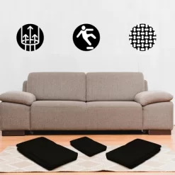 Nevlers Non-Slip Grip Pad For Rugs 5'x7' - Black -Home Series Shop GUEST 90ee3aa3 ae75 4e62 b9b8 8cecd11dcf68 1