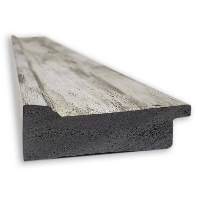 41" X 29" Non-Beveled Crackled Bathroom Wall Mirror Metallic Silver - Amanti Art 1 41" X 29" Non-Beveled Crackled Bathroom Wall Mirror Metallic Silver - Amanti Art