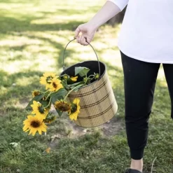 Set Of 2 Brown Metal & Wood Bins - Foreside Home & Garden -Home Series Shop GUEST 91ff4fcc 153f 4fdd a27e d7d19ab71eb6
