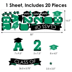 Big Dot Of Happiness Green Class Of 2023 Graduation Party Wall Decals Set Of 20 -Home Series Shop GUEST 9323cca3 0ed9 4d1f b979 7aaa0ca882b6