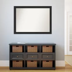 42" X 31" Non-Beveled Shipwreck Black Narrow Bathroom Wall Mirror - Amanti Art -Home Series Shop GUEST 93f47f29 5d36 438b 86eb d2290ab76dc1