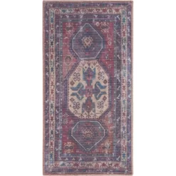 Nicole Curtis Machine Washable Bordered Southwestern Indoor Rug -Home Series Shop GUEST 96756f36 d2b9 40c7 8406 09c1e56e2e50