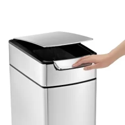 Simplehuman 40L Slim Touch Bar Trash Can Brushed Stainless Steel -Home Series Shop GUEST 97302ab7 7393 42e1 bcfc c5e27268612d