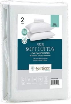 Right Choice Bedding Cotton Pillow Protectors, Standard (Set Of 4) -Home Series Shop GUEST 9758397d 259c 4700 9d56 085863130f1f