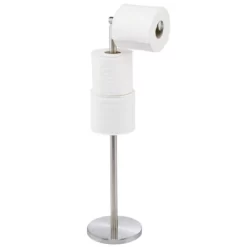 MDesign Toilet Paper Roll Holder Stand/Dispenser - Brushed Stainless - Bronze 16 MDesign Toilet Paper Roll Holder Stand/Dispenser - Brushed Stainless - Bronze -Home Series Shop GUEST 9aa5ac44 c607 4f5e 9160 a791ccdbb8a5