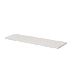 31.5" X 5.9" Filo Pine Shelf White/Black - Dolle Shelving