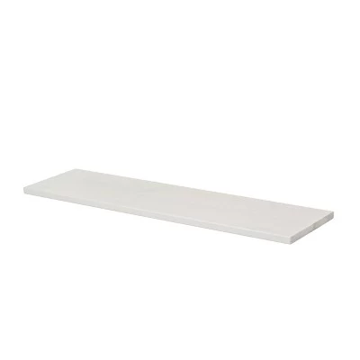 31.5" X 5.9" Filo Pine Shelf White/Black - Dolle Shelving 1 31.5" X 5.9" Filo Pine Shelf White/Black - Dolle Shelving