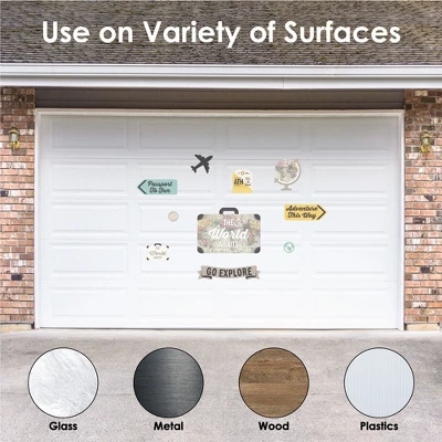 Big Dot Of Happiness World Awaits - Peel And Stick Map Vinyl Wall Art Stickers - Wall Decals - Set Of 20 3 Big Dot Of Happiness World Awaits - Peel And Stick Map Vinyl Wall Art Stickers - Wall Decals - Set Of 20 - Image 3