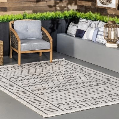 NuLOOM Outdoor Cora Area Rug 1 NuLOOM Outdoor Cora Area Rug