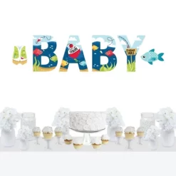 Big Dot Of Happiness Let's Go Fishing - Peel And Stick Fish Themed Baby Shower Standard Banner Wall Decals - Baby -Home Series Shop GUEST 9cc89c1e 8360 47cd 955b cffb2af837dc