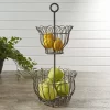 Park Designs 2-Tier Scallop Bowl Stand