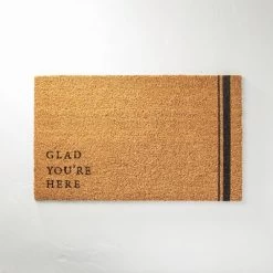 Glad You're Here Coir Doormat Tan/Black - Hearth & Hand™ With Magnolia -Home Series Shop GUEST 9d97dd76 0e01 4045 8d97 41d7d05c60bb