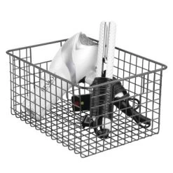 MDesign Bath Metal Storage Organizer Basket - 4 Pack -Home Series Shop GUEST 9e073fe7 e935 4766 8ace e30c468db97b