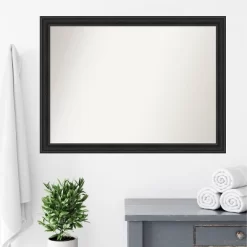 42" X 31" Non-Beveled Shipwreck Black Narrow Bathroom Wall Mirror - Amanti Art -Home Series Shop GUEST 9ef623cc 072e 490b 9519 7ff1260a179c