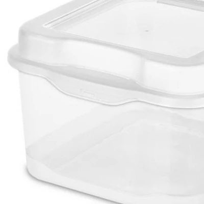 Sterilite Modular Plastic FlipTop Hinged Storage Box Container With Latching Lid For Home, Office, Workspace, And Classroom Organization 2 Sterilite Modular Plastic FlipTop Hinged Storage Box Container With Latching Lid For Home, Office, Workspace, And Classroom Organization - Image 2