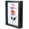 Northlight LED Lighted 'Always Do Your Best' Flamingo Framed Light Box 9" X 7"