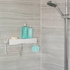 Clever Flip Shower Basket Or Shelf White - Better Living Products -Home Series Shop GUEST a3f81fcb bd00 4e7f 8f77 38f588d7ae08