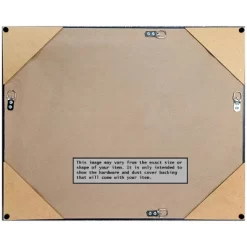 45" X 34" Non-Beveled Romano Silver Wood Bathroom Wall Mirror - Amanti Art -Home Series Shop GUEST a4498f61 fece 4bbf a13c 325a90e5261c 20