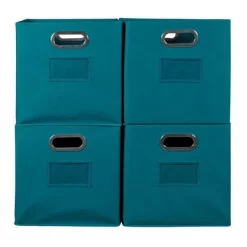 Niche Cubo 4pk Foldable Fabric Storage Bin With Label Holder Teal -Home Series Shop GUEST a4f13852 5137 4958 b4b2 d1c212de7a5e