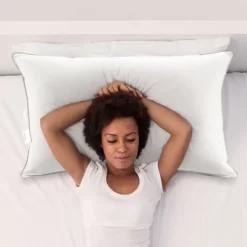 Cheer Collection Set Of 2 King Size Down Alternative Pillows (20" X 36")