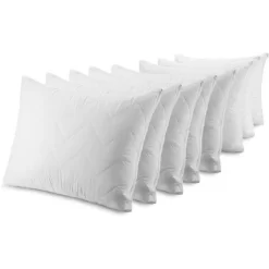 Waterguard Quilted Waterprof Cotton Top Pillow Protector Set Of 8 White -Home Series Shop GUEST a4f9b998 8074 40ec b2c9 ec12037a44d5
