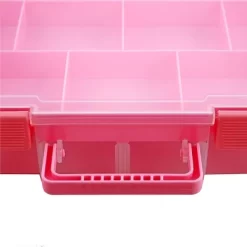 Bins & Things 14.5" X 2.9" Toy Storage Organizer And Display Case, Pink