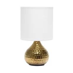 Hammered Drip Mini Table Lamp With Fabric Shade - Simple Designs -Home Series Shop GUEST a520f773 0176 4531 8e97 a67418139a78