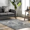 NuLOOM Vintage Melani Medallion Fringe Area Rug
