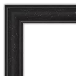 42" X 31" Non-Beveled Shipwreck Black Narrow Bathroom Wall Mirror - Amanti Art -Home Series Shop GUEST a57e1936 db18 406b 80f8 bcc14ccc3103 1