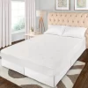 Waterproof Rayon From Bamboo And Polyester Hypoallergenic Mattress Protector By Blue Nile Mills