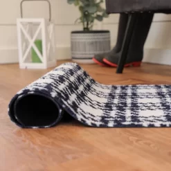 2'x3' ColorStar Hook Knit Door Mat Navy - Bungalow Flooring -Home Series Shop GUEST a7b298ef 1d9f 4677 bb3f 297dca479e8c