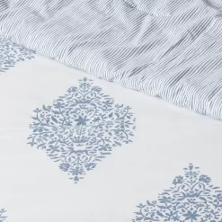 Reversible Medallion Family-Friendly Comforter & Sham Set White/Blue - Threshold™ -Home Series Shop GUEST a800d79d 0047 401f a635 26e138a4d433